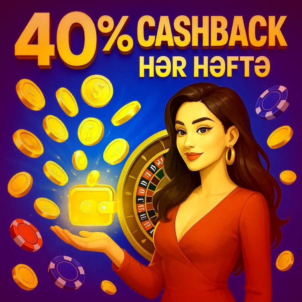 40 percent cashback every week